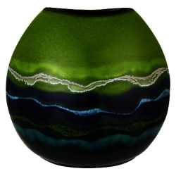 Poole Pottery Maya Purse Vase, H26cm